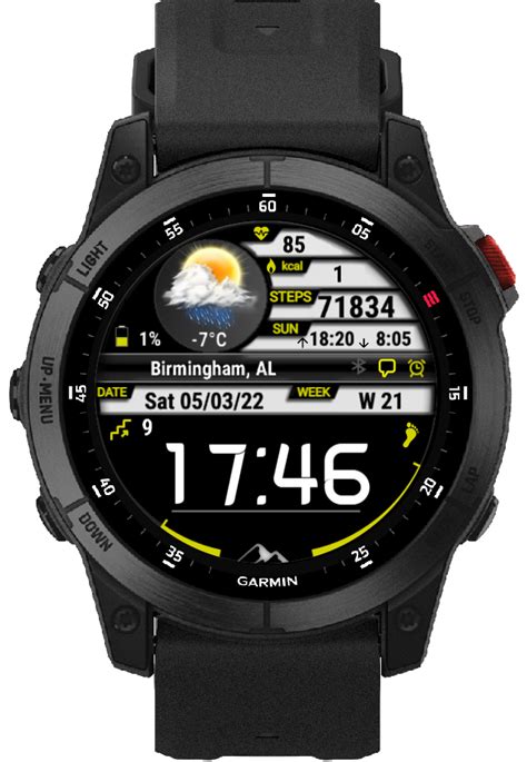 watchface app for Garmin